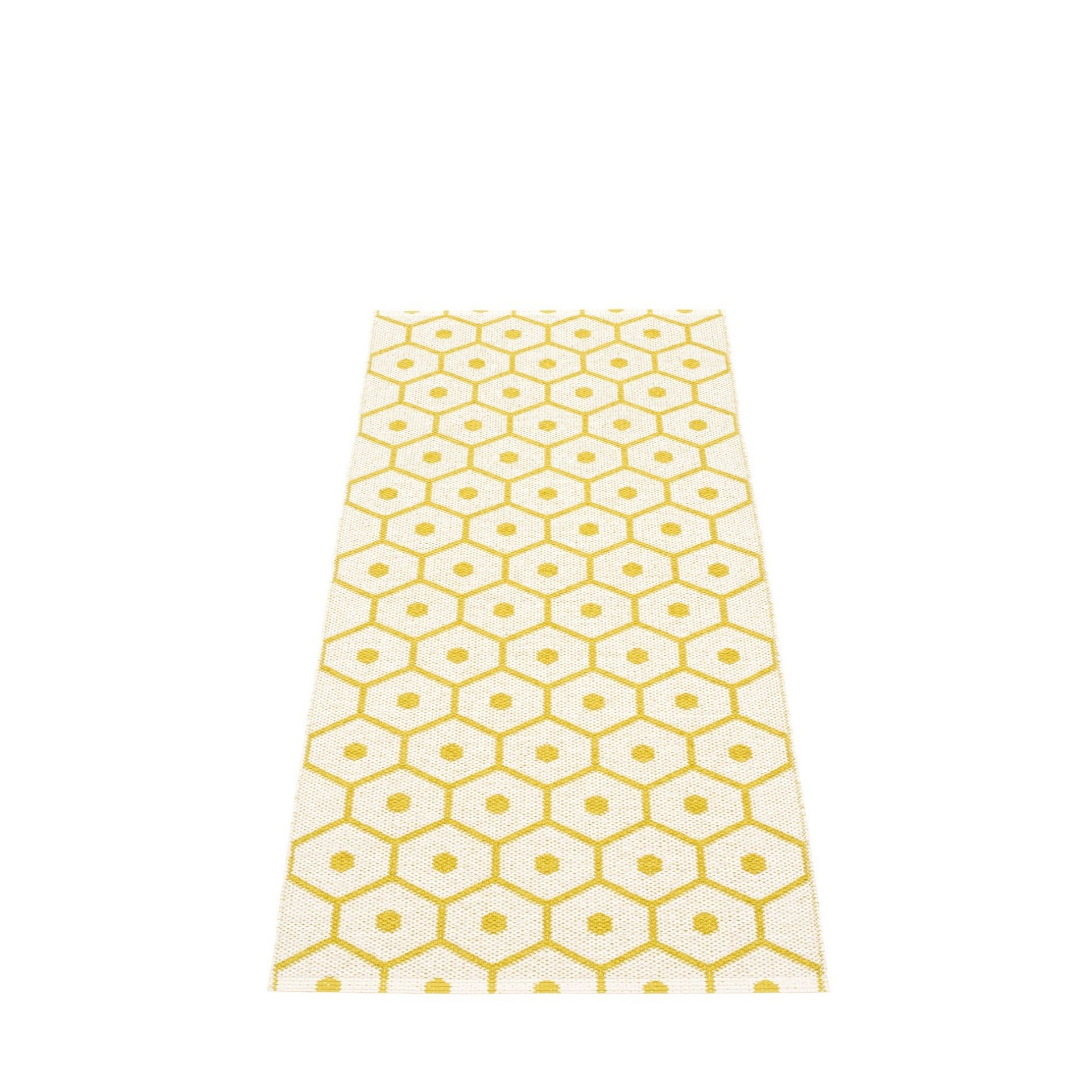 Honey Plastique Tapis 70x160 cm Pappelina Moutarde-Vanille