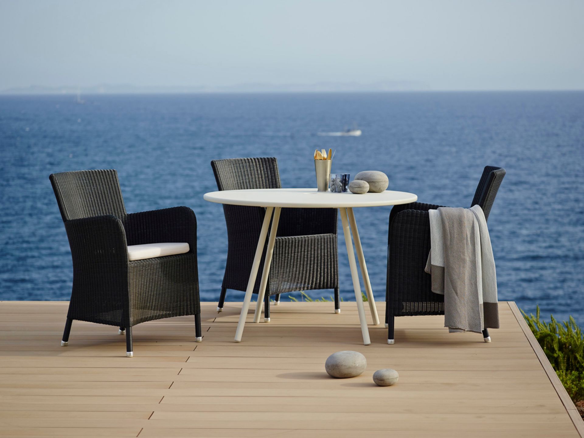 Hampsted Outdoor fauteuil gris clair Cane-Line