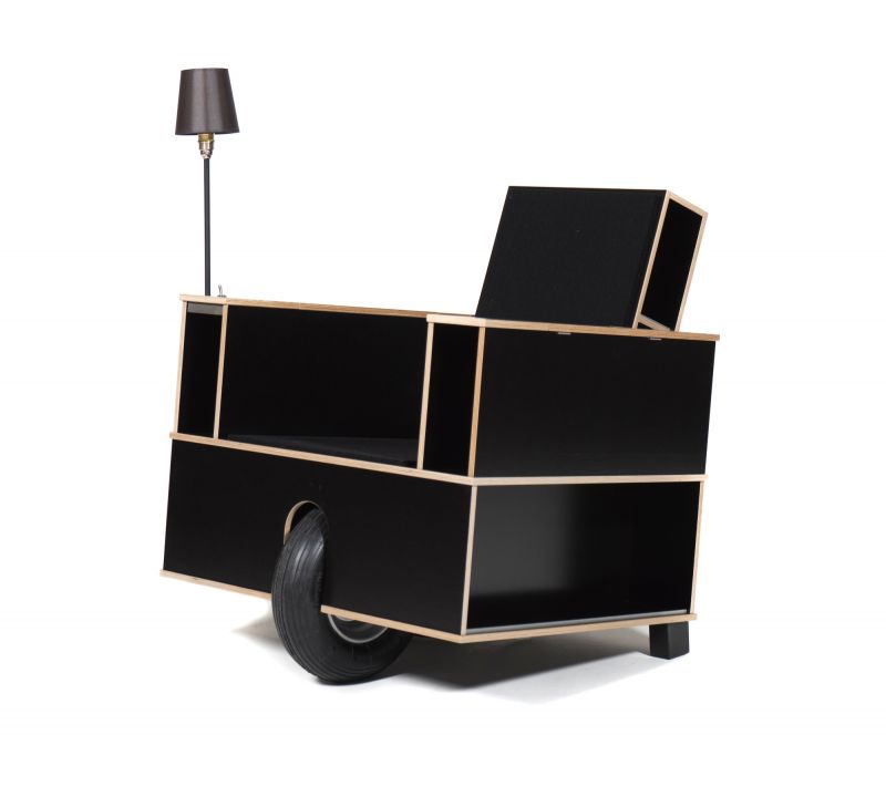Bookinist fauteuil de lecture mobile Nils Holger Moormann