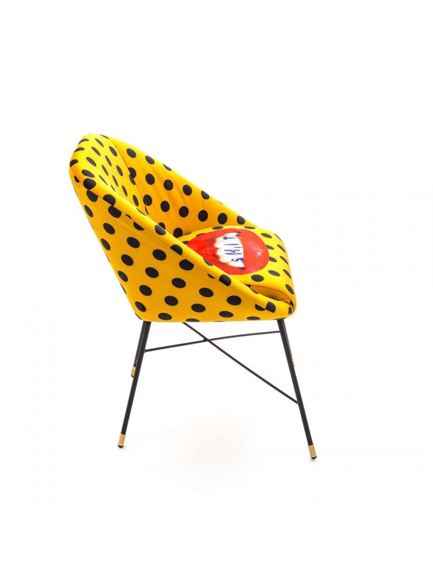 Toiletpaper chaise rembourrée Shit Seletti
