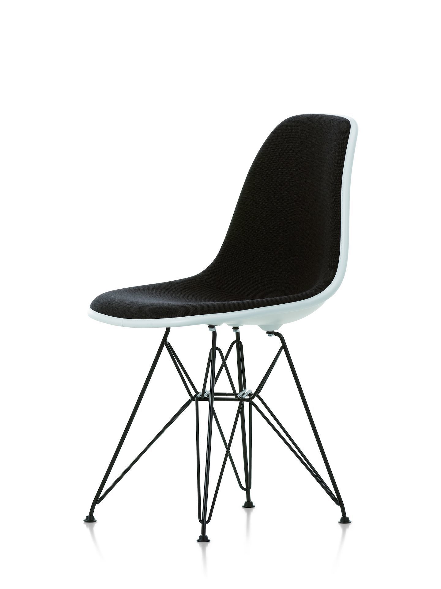 Eames Plastic Side Chair DSR Chaise Entièrement Rembourrée Vitra