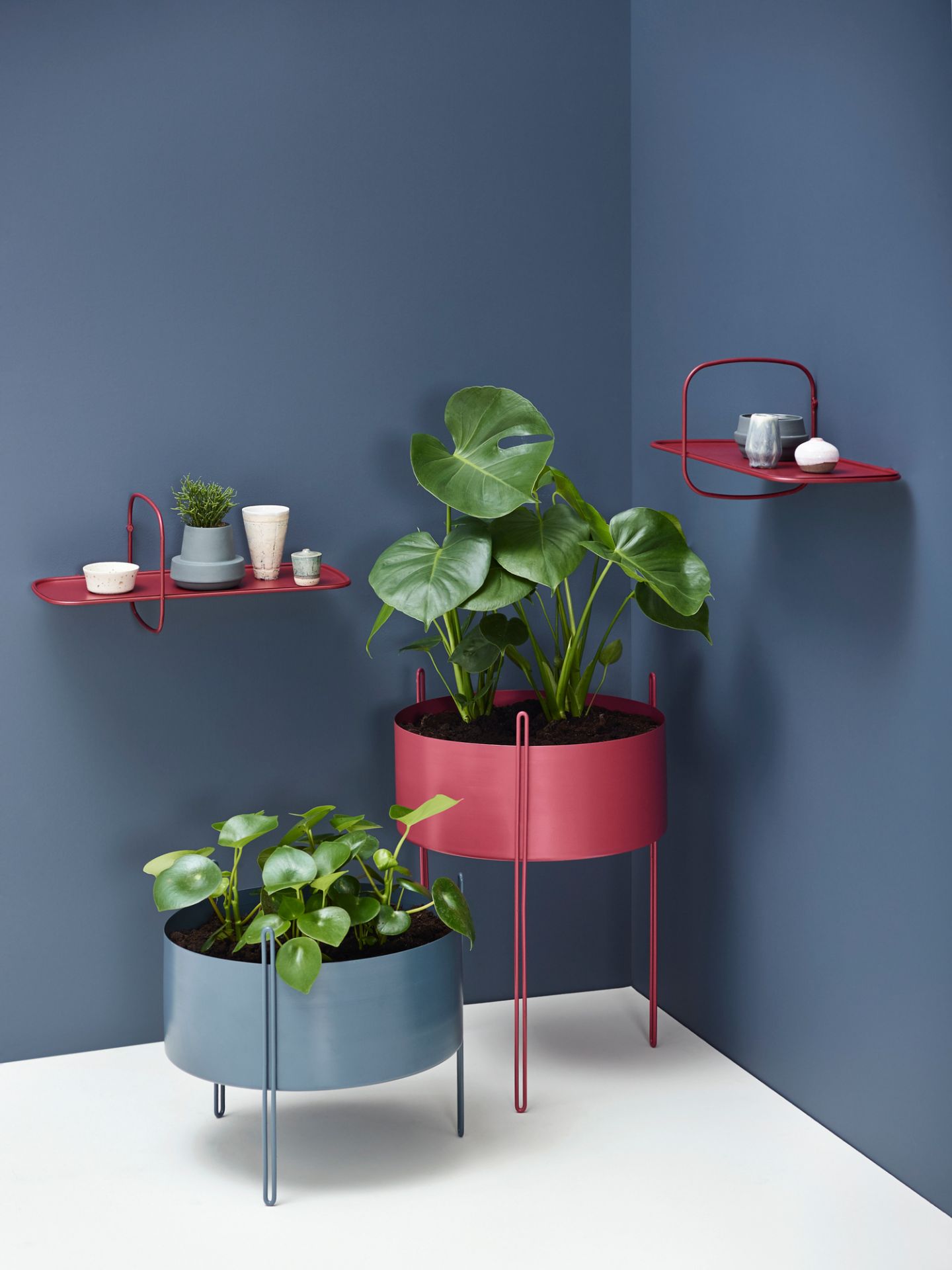 Pidestall Jardinière Grand Taupe Woud
