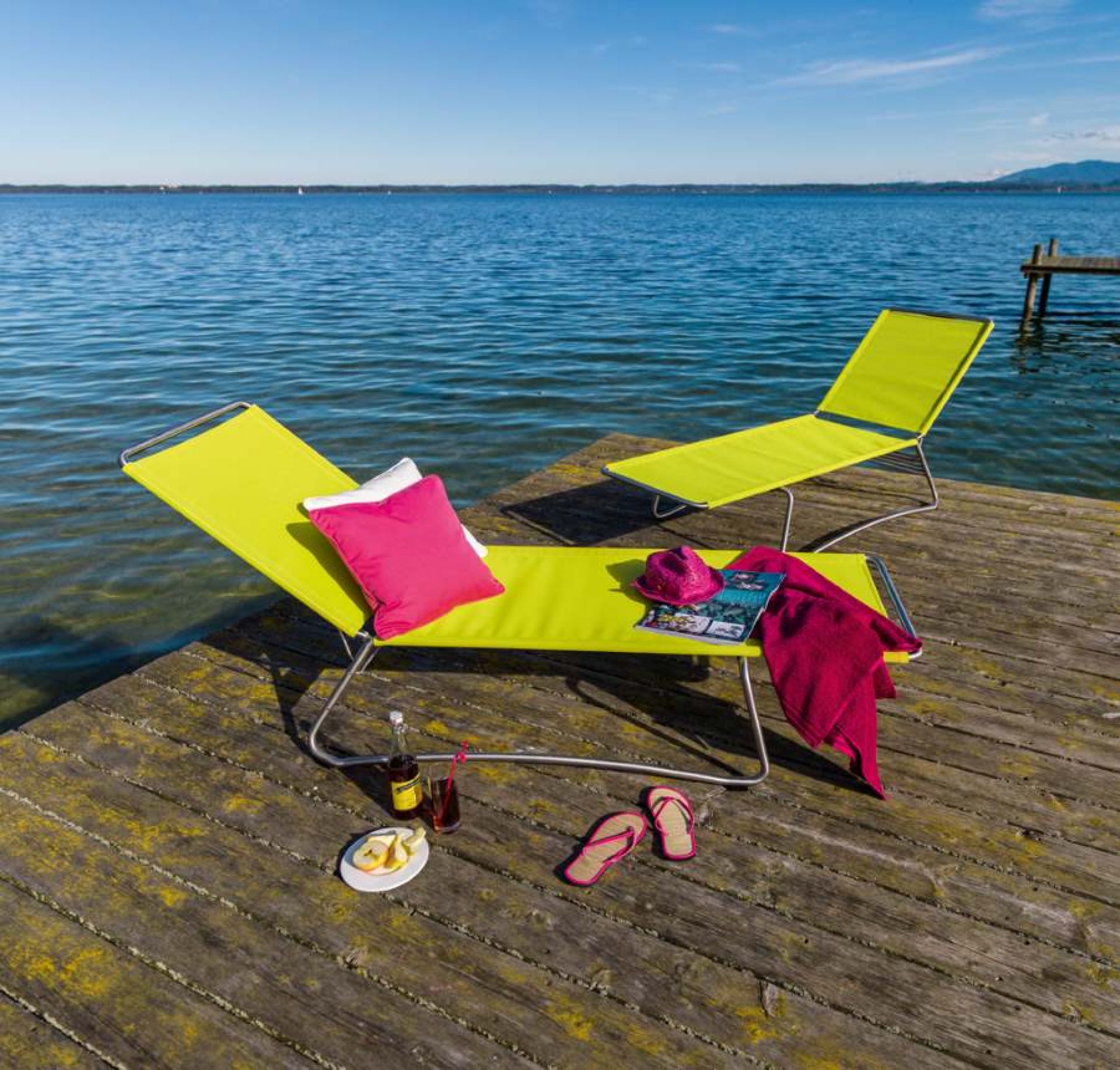Balcony Bain de soleil gris clair Weishäupl 