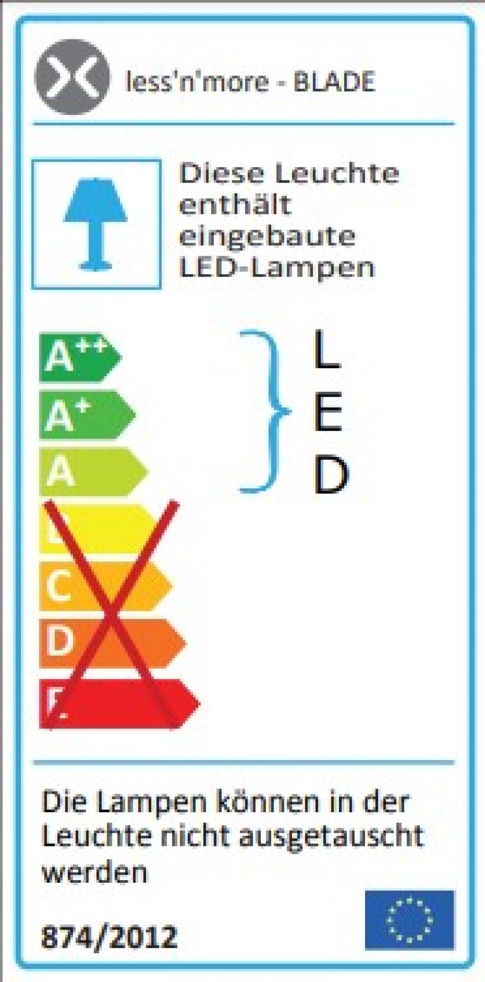 Blade PL Lampe suspendue Next