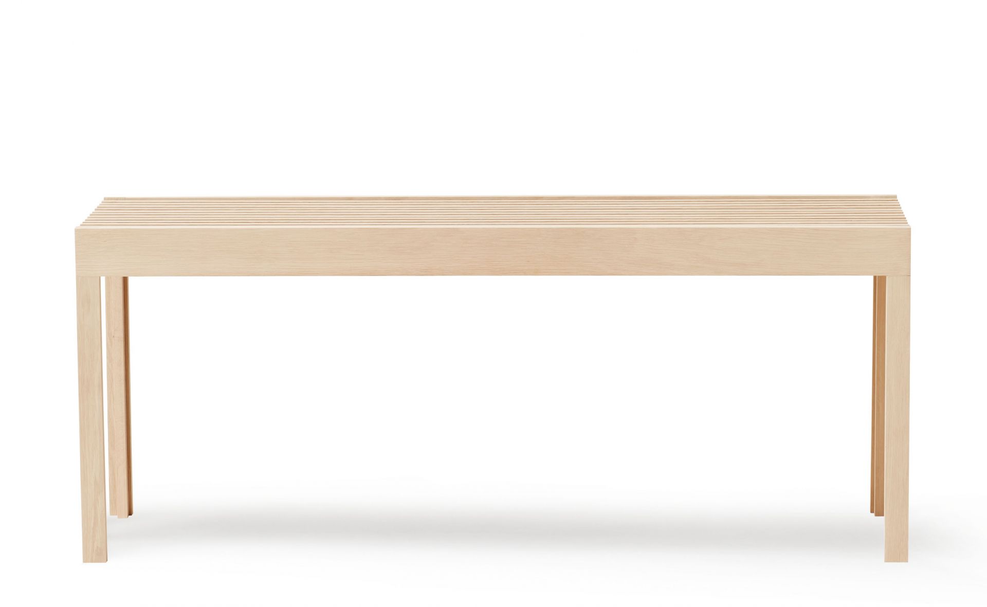 Banc Lightweight chêne blanc huilé Form & Refine