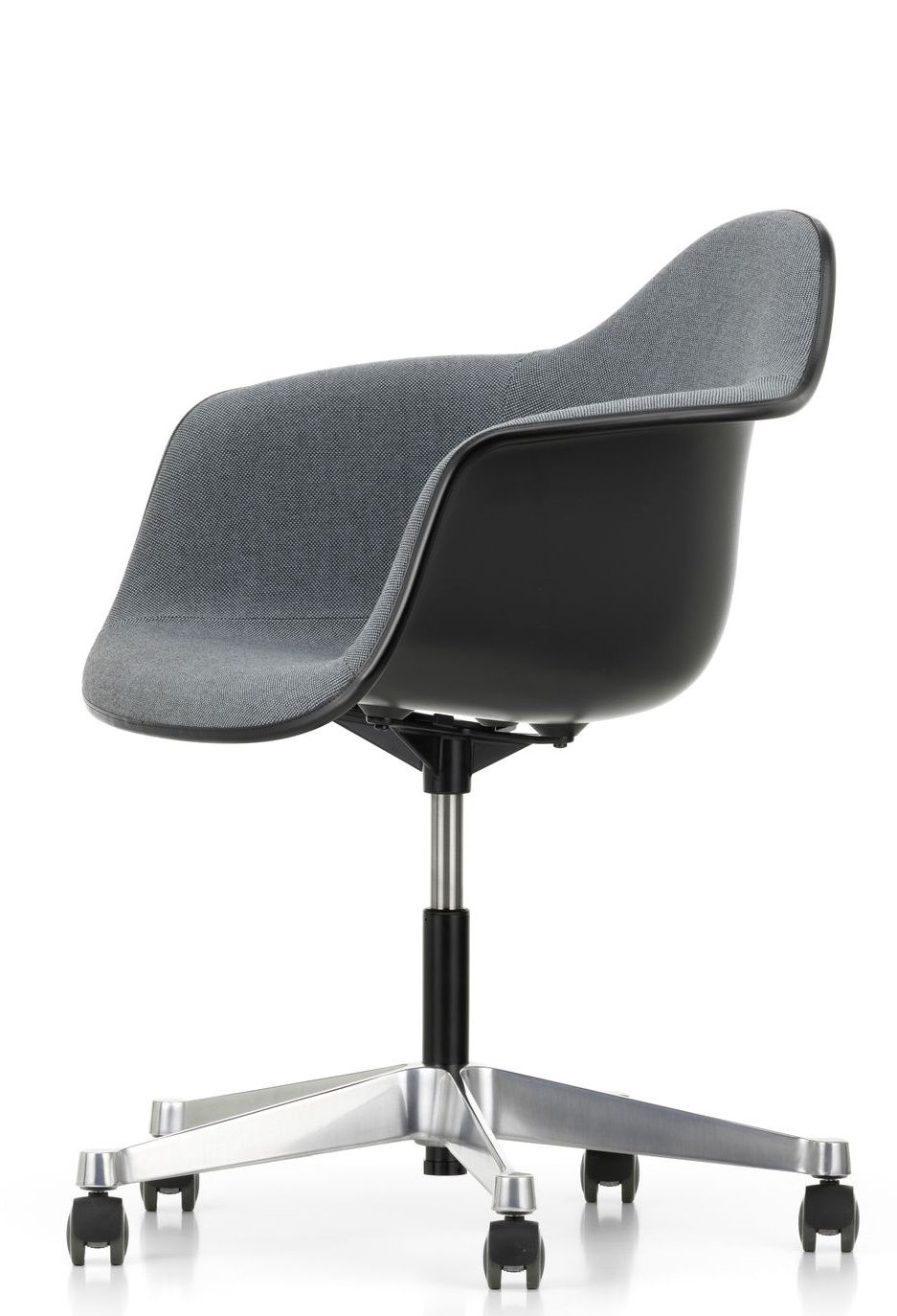 Eames Plastic Arm Chair DAL Chaise entièrement rembourrée Vitra