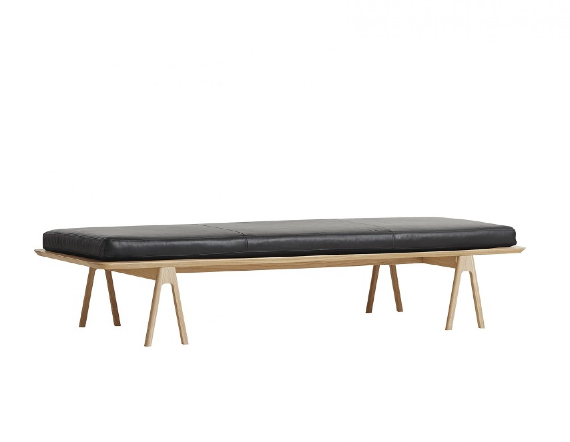 Level Daybed Fainéant Blanc/Noir Woud