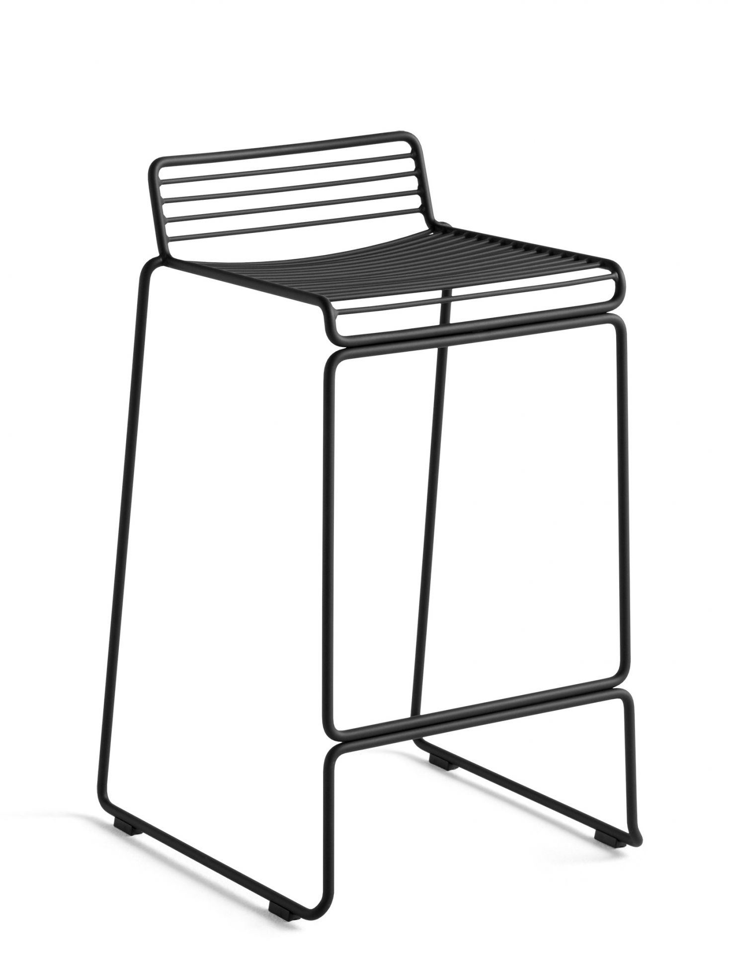 Hee Bar Stool Tabouret de bar H65 cm NOIR Hay OFFRE SPECIALE
