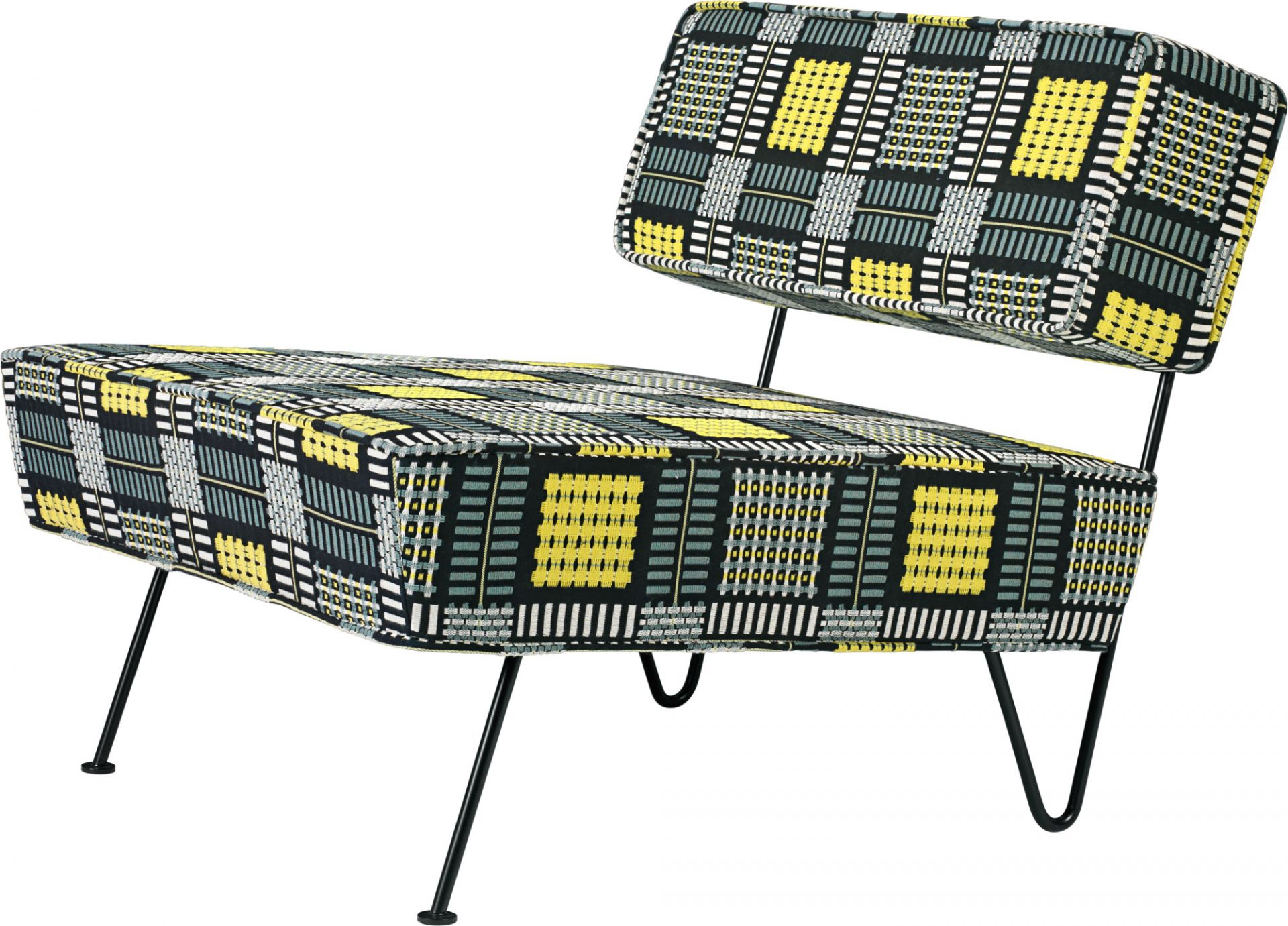 GT Lounge Chair chaise longue à motifs Gubi