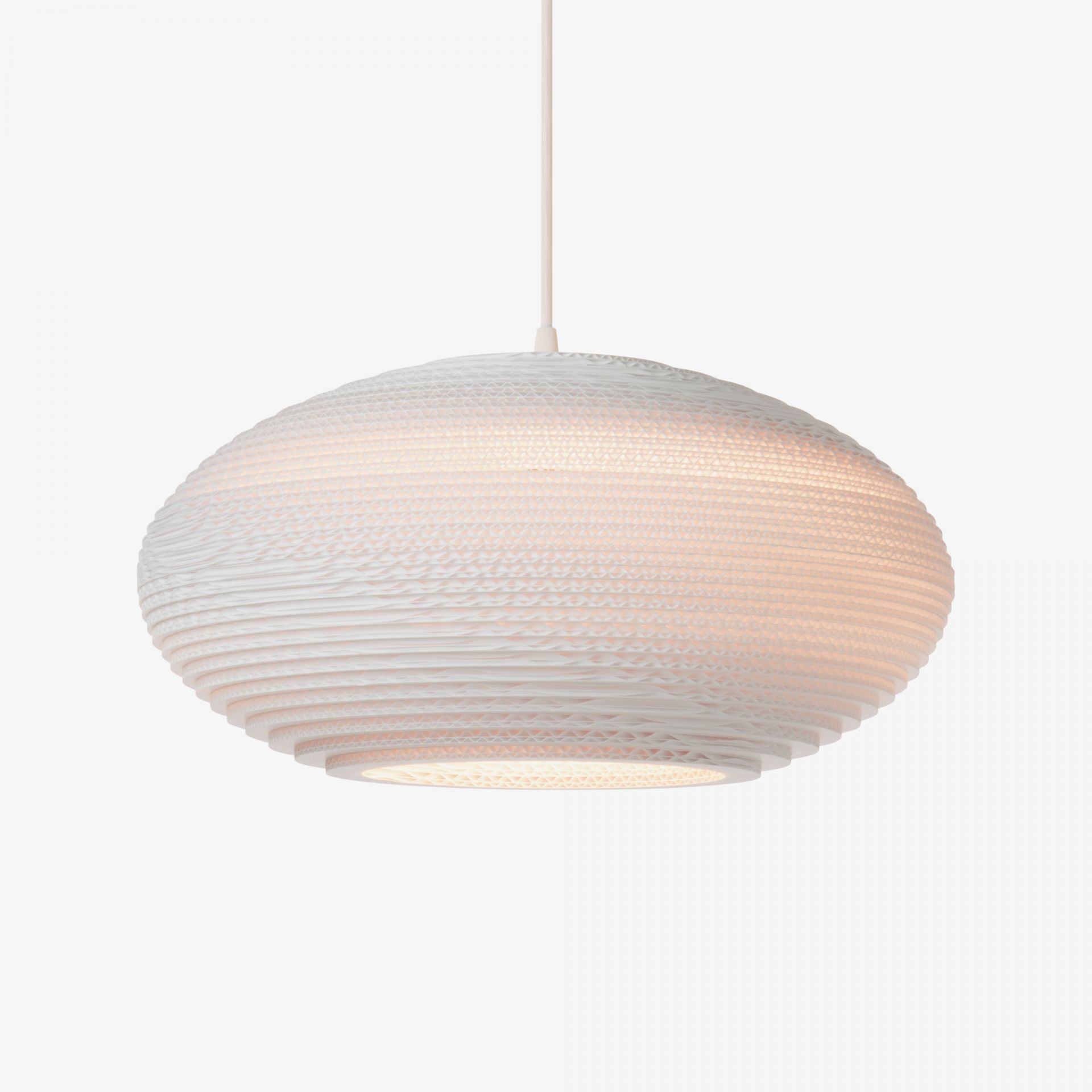 Scraplights Disc 20 Lampe suspendue Blanc Graypants
