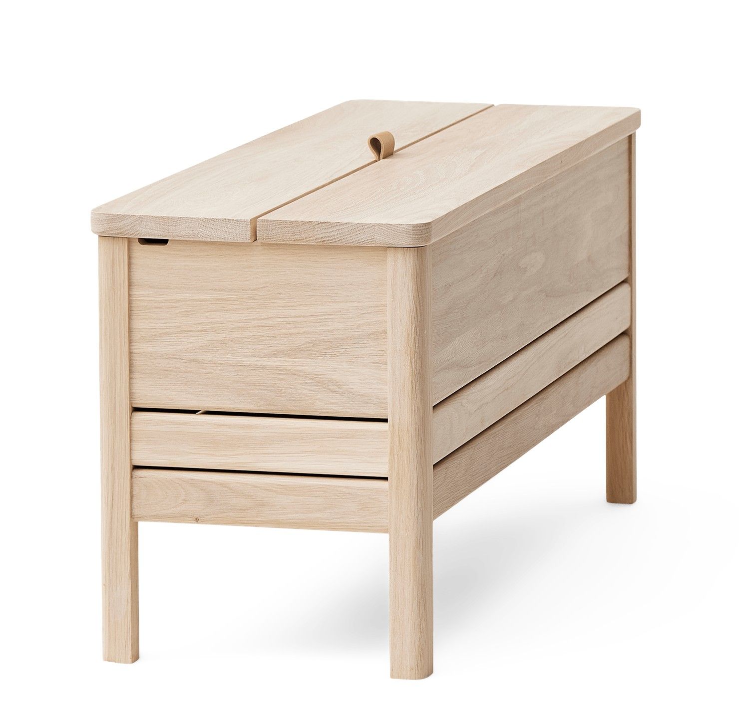 Banc de rangement A Line, 90 cm, Form & Refine