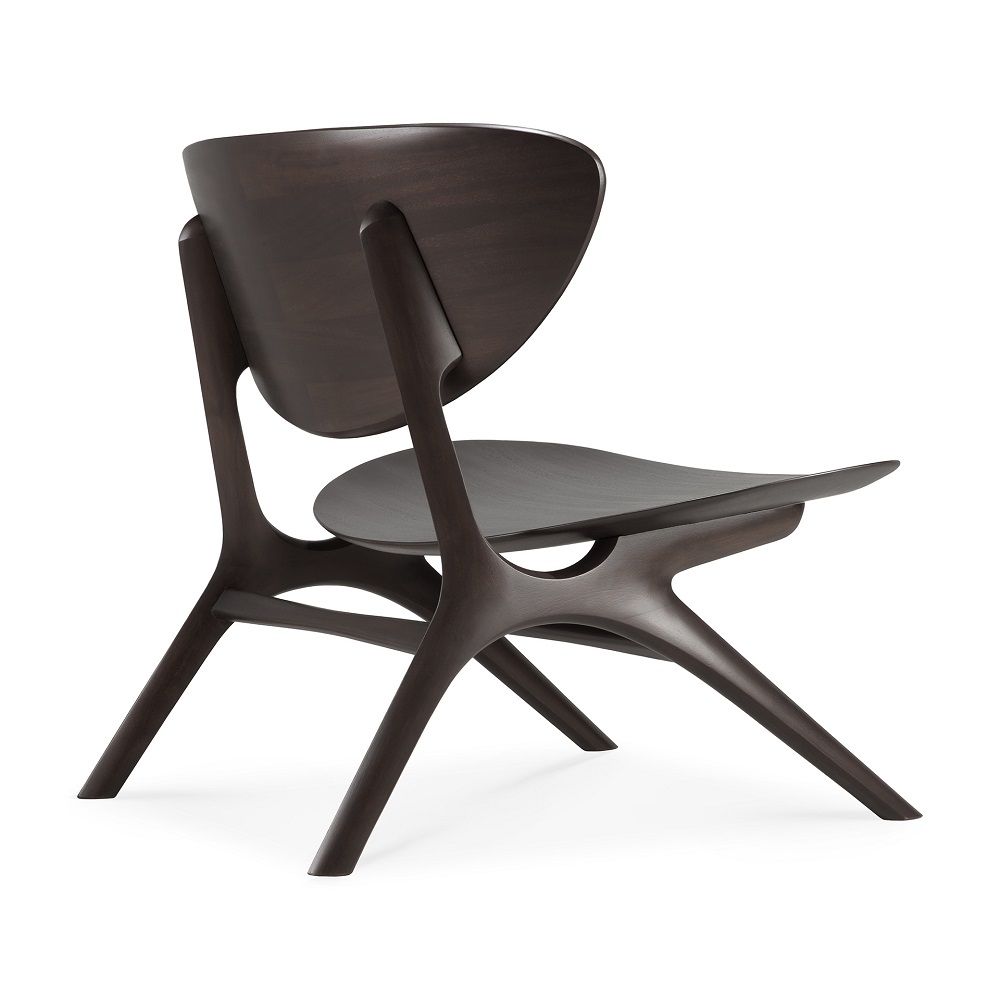 Eye Fauteuil lounge acajou laqué Ethnicraft