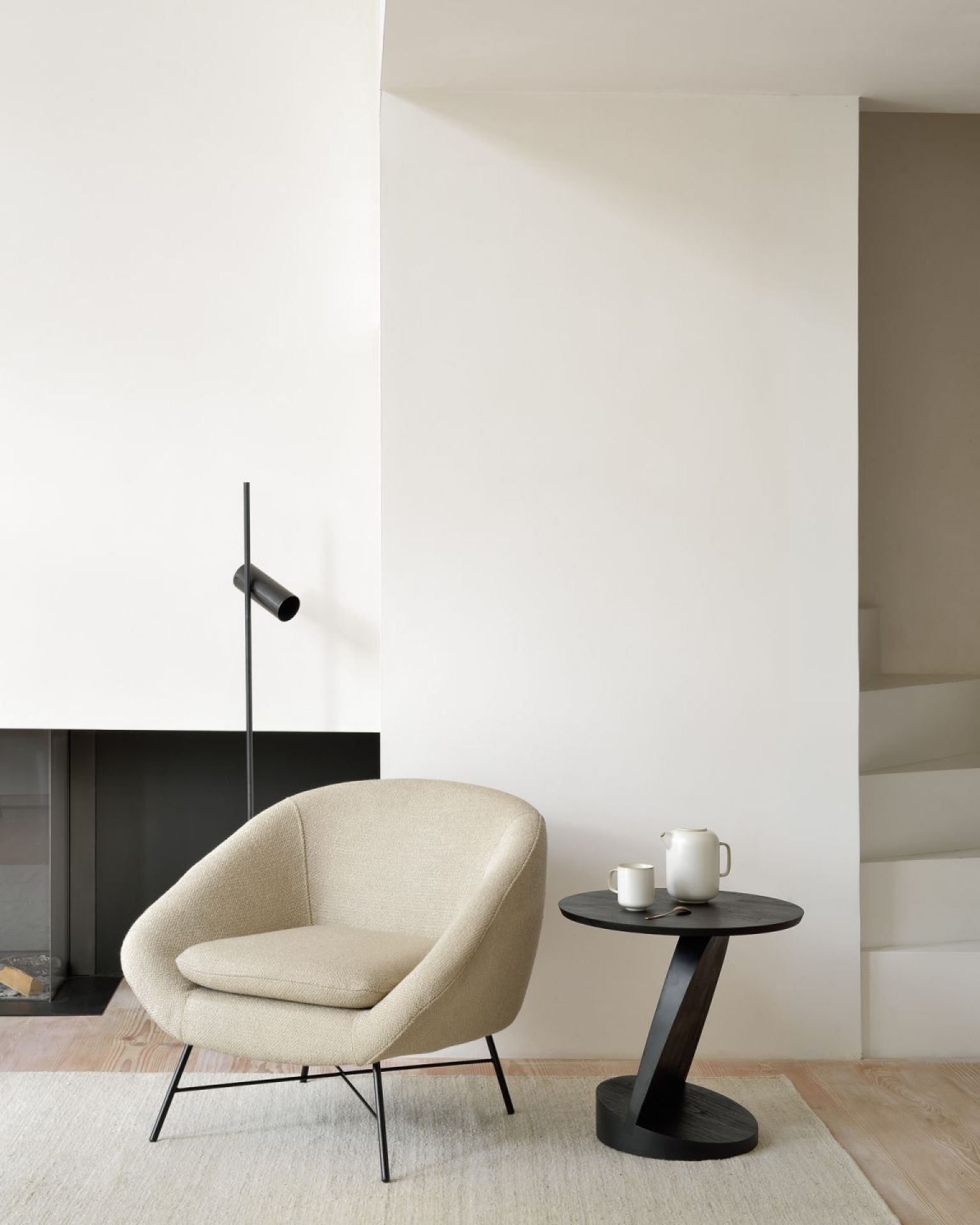 Barrow  Fauteuil Ethnicraft off white