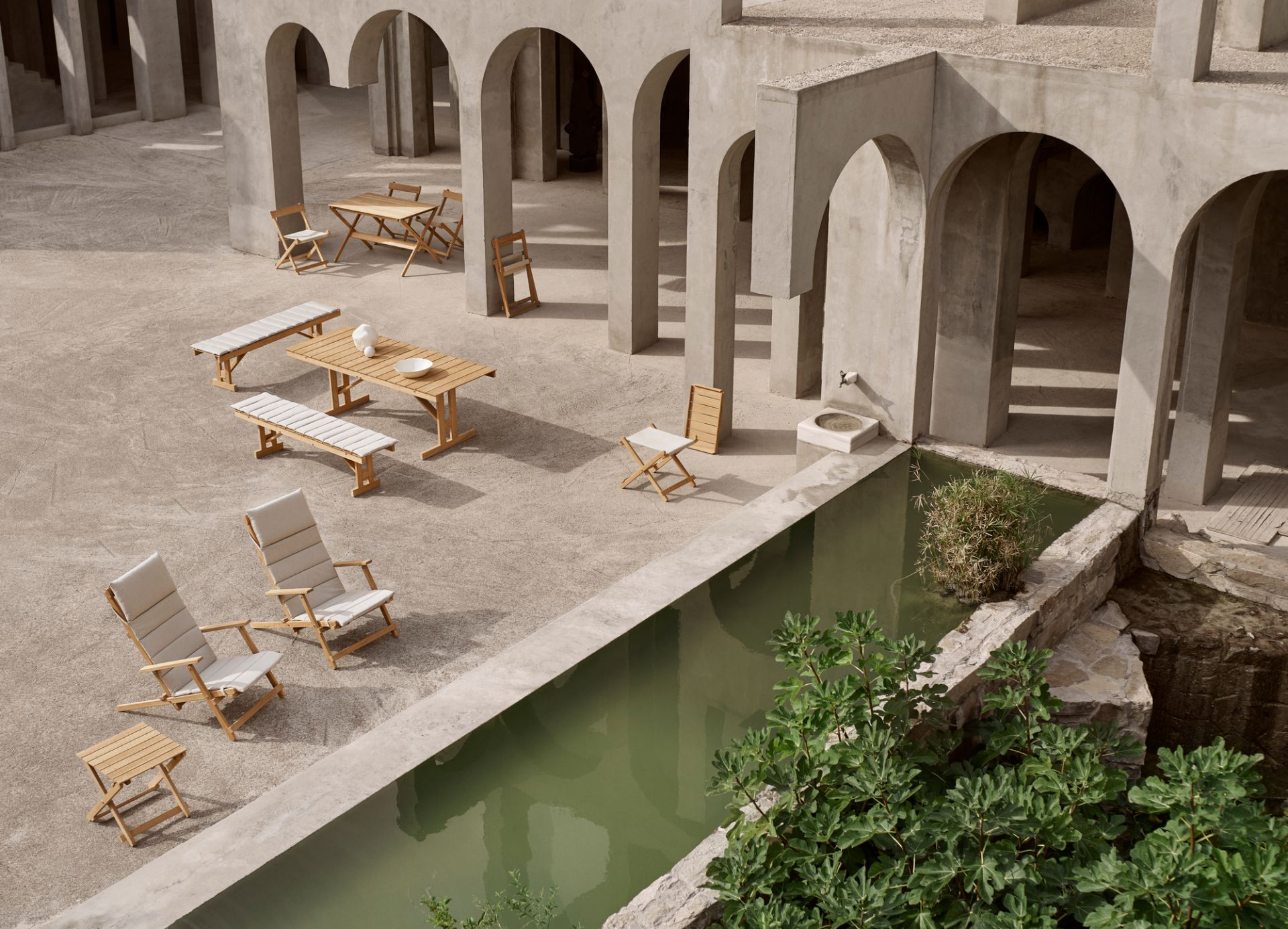 Mogensen chaise outdoor Carl Hansen &amp; Søn
