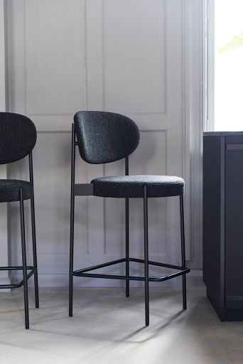 Series 430 Bar Stool Tabouret de bar 75 cm NOIR / REMIX 123 Verpan OFFRE SPECIALE