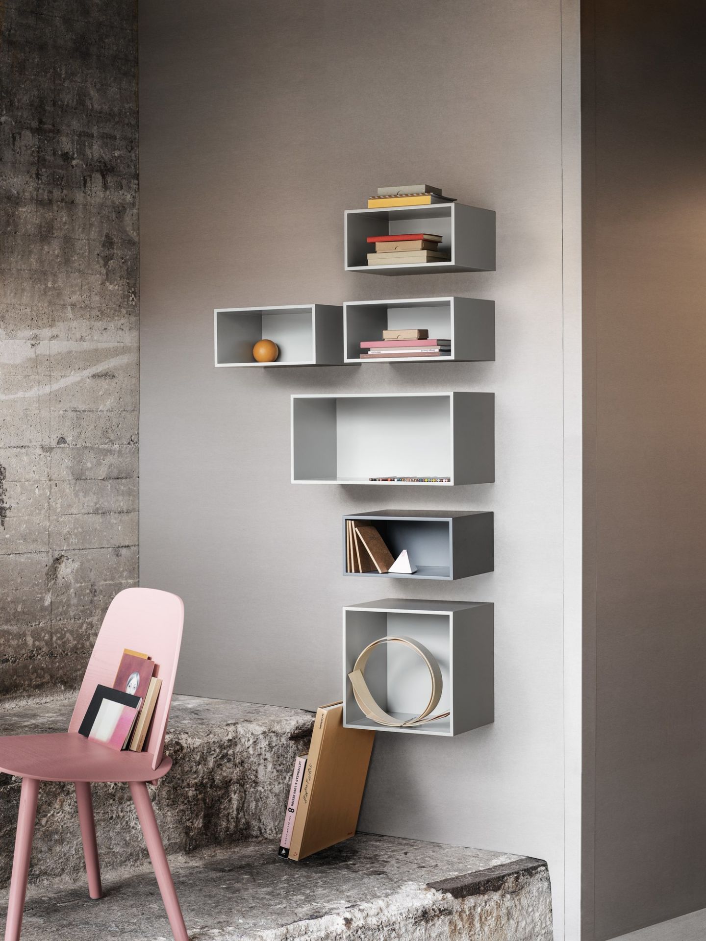 Mini Stacked Storage System 2.0 Système d'étagères Muuto