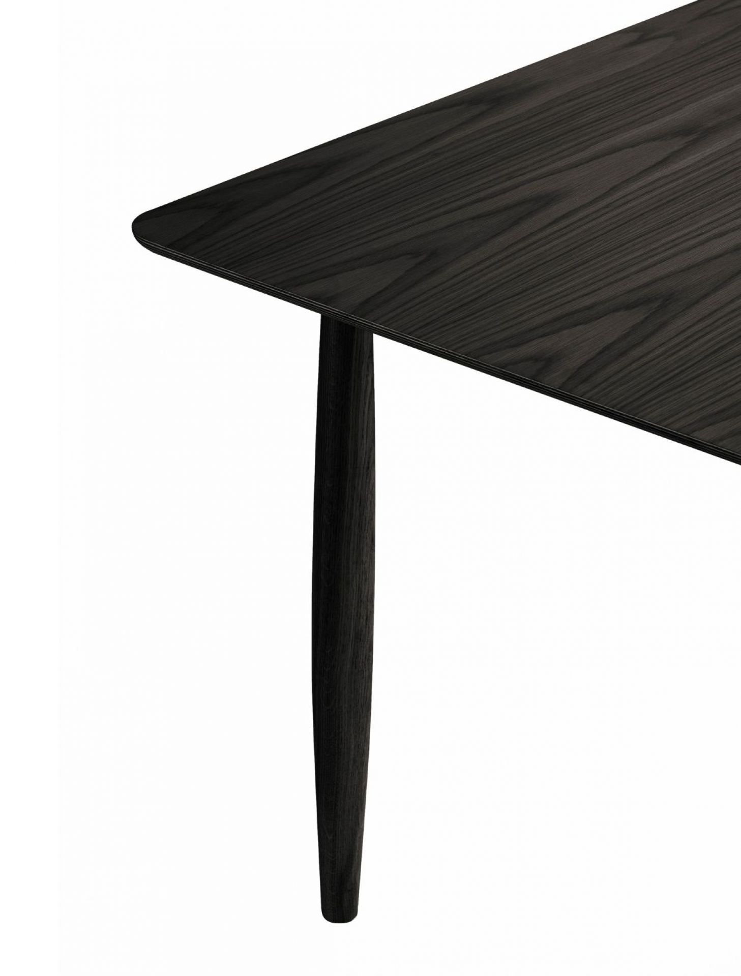 Oku Table à manger Chêne noir L 200 cm Norr11