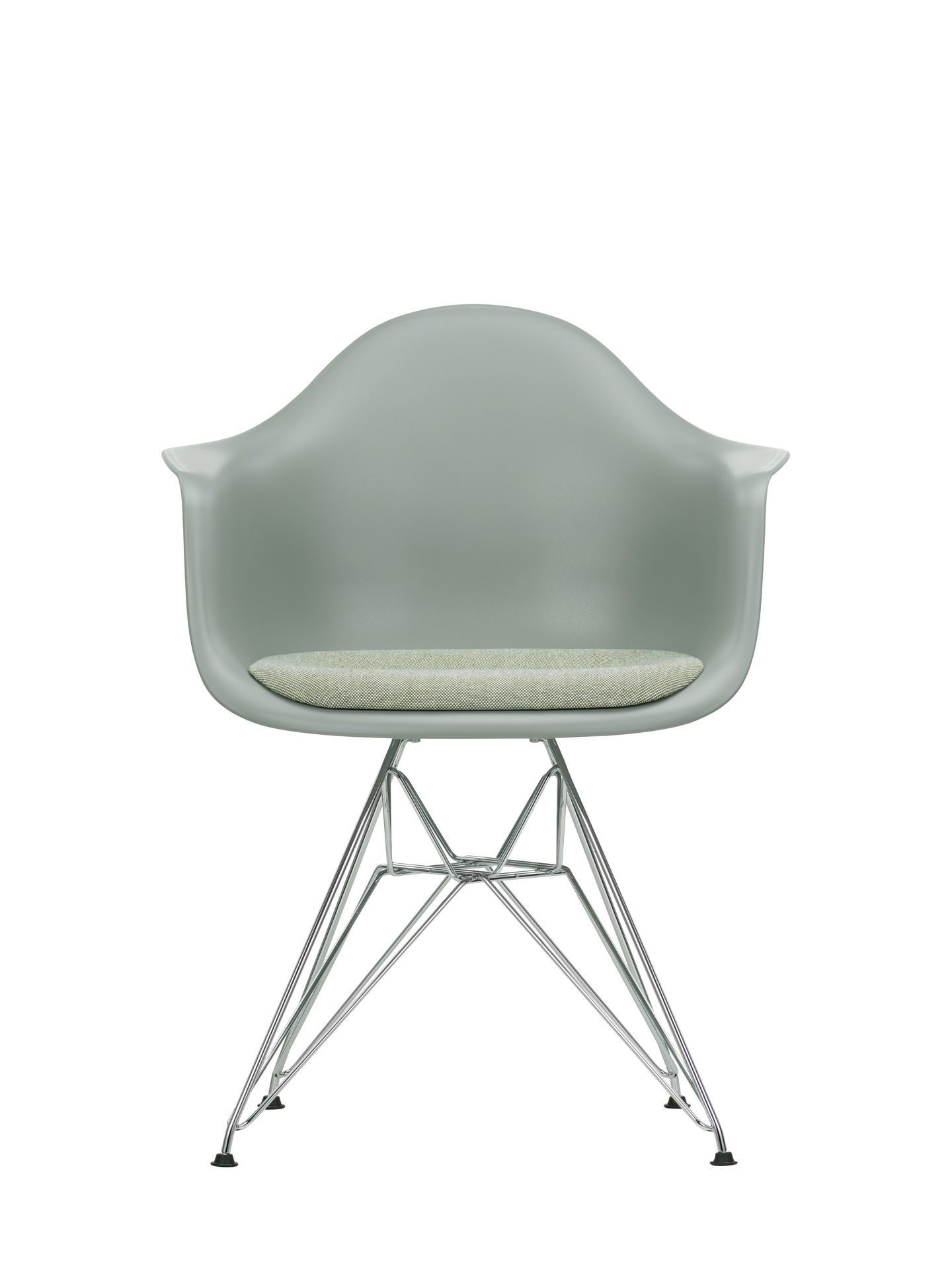 Eames Plastic Arm Chair DAR chaise avec coussin d'assise Vitra