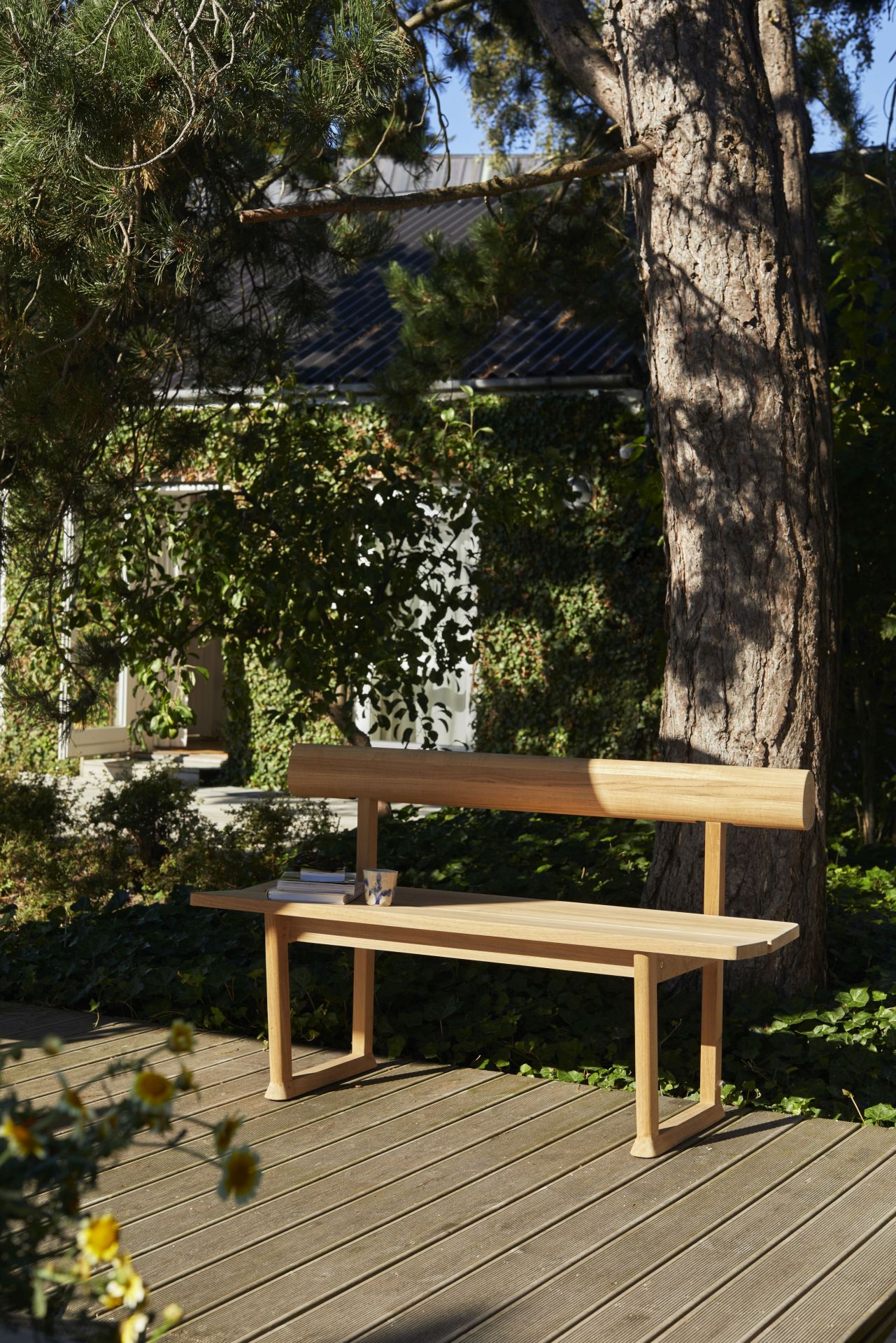Banco Banc en teck pour l'extérieur Skagerak by Fritz Hansen