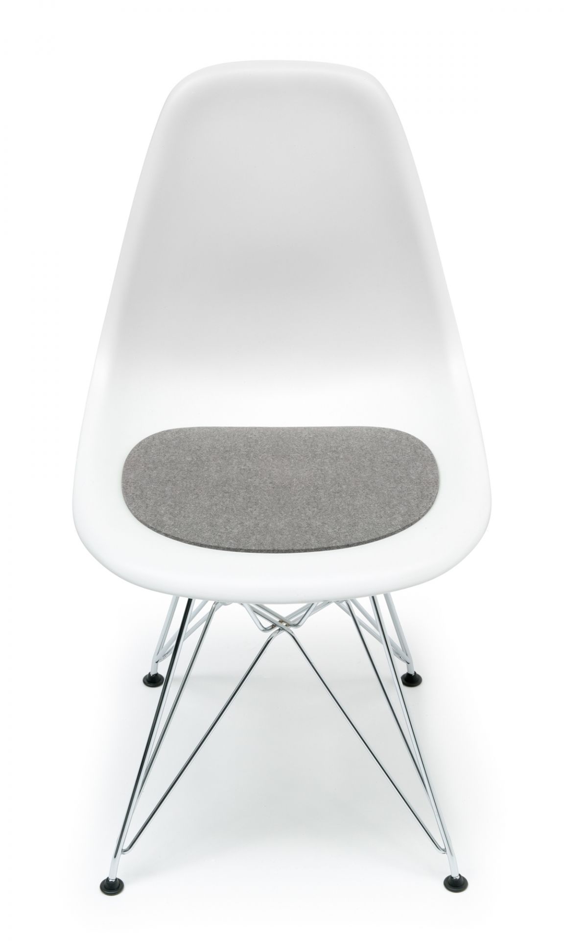 Coussin de siège-Feutre Eames Plastic Side Chairs DSR / DSW light melange Hey Sign
