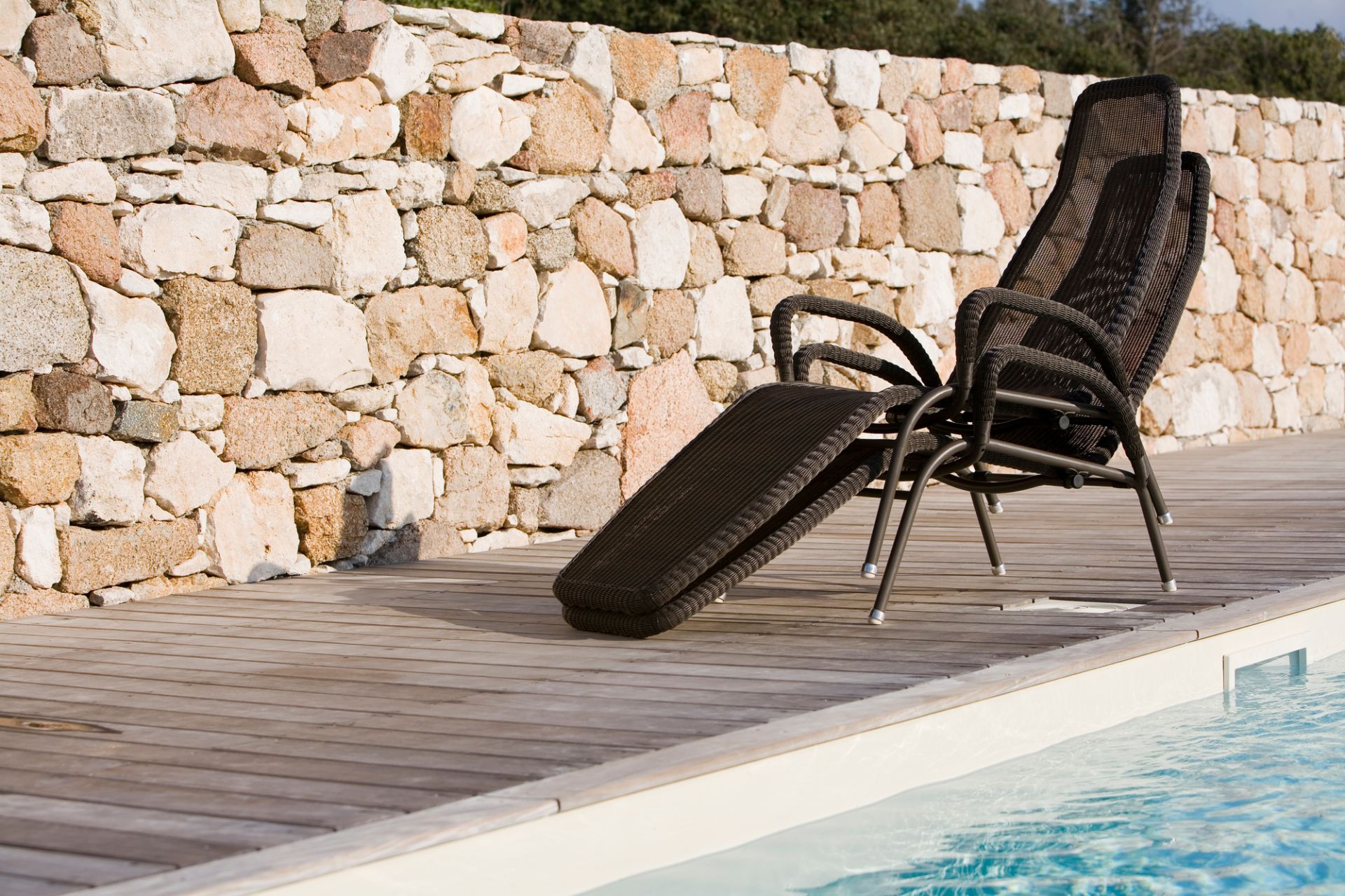 Sunrise Outdoor Chaise longue empilable Cane-Line