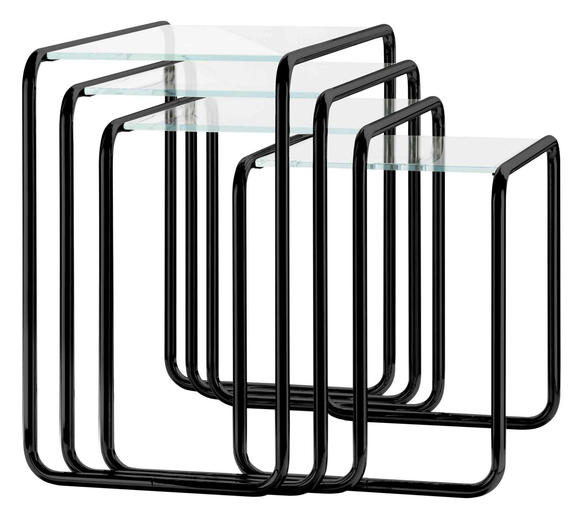 Ensemble B 9 Outdoor Tables d'appoint toutes saisons Thonet