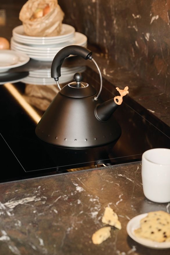 9093 BB Bouilloire noire Alessi