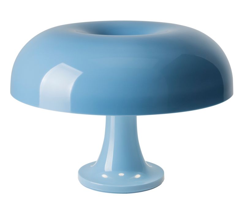Nessino lampe de table Artemide Bleu clair