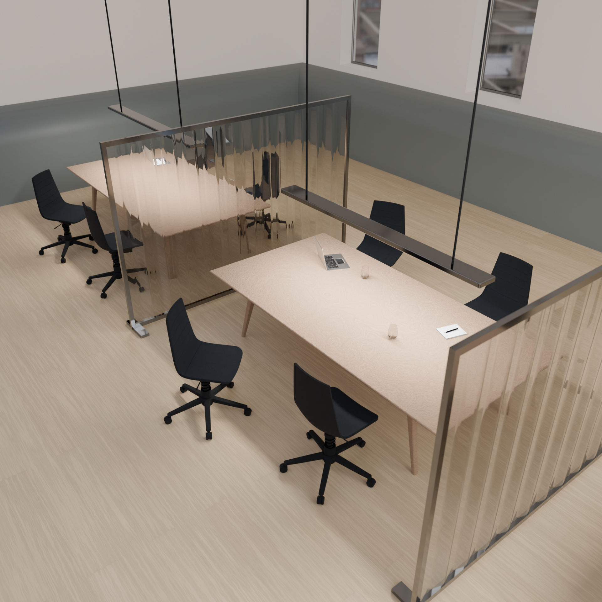 Linu Task Conference chaise de conférence avec pied à ressort Aeris  Linu Task Conference chaise de conférence avec pied à ressort Aeris