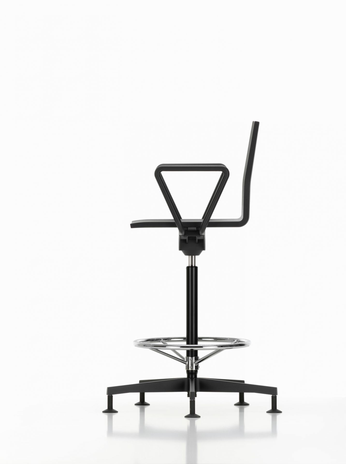 .04 Chaise de comptoir Chaise Visiteur avec Accoudoirs Vitra