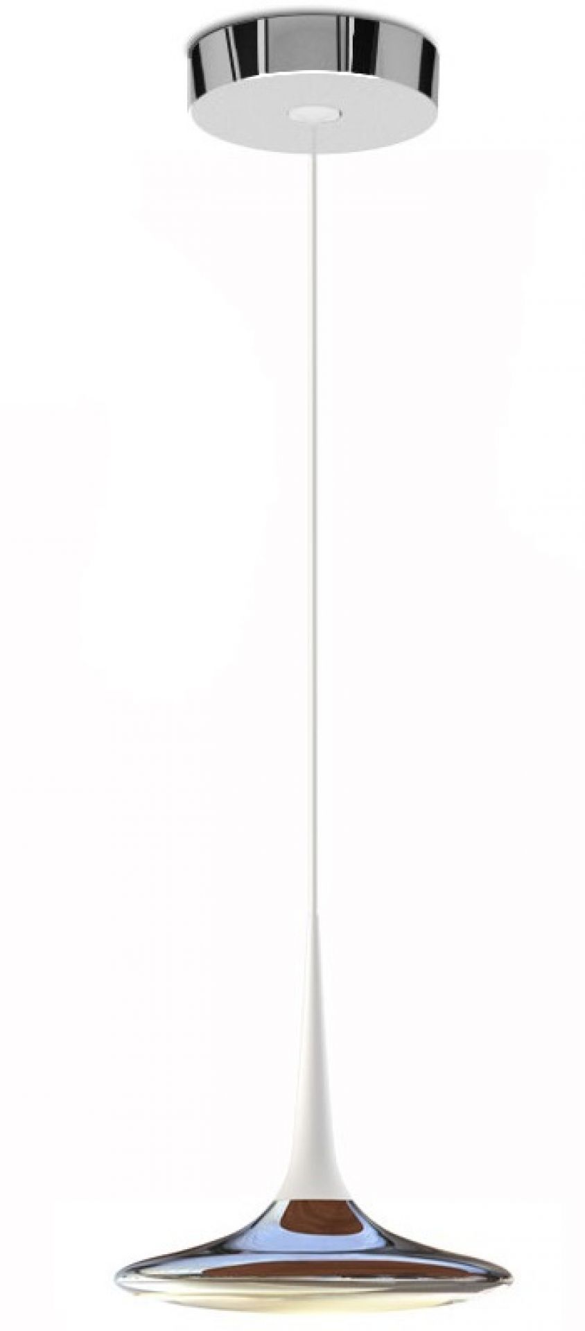 Falling Leaf In Lampe de suspendue Grau