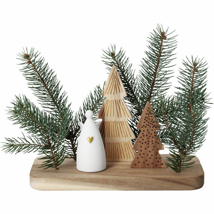 Scène de Noël, anges, roues