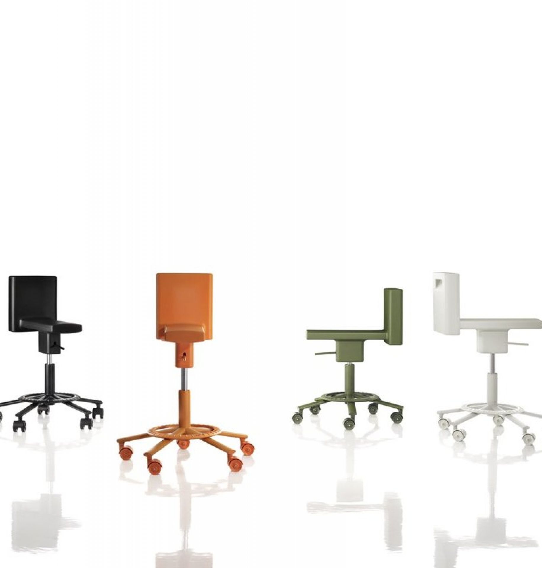 360° Stool L 58 cm Noir Magis