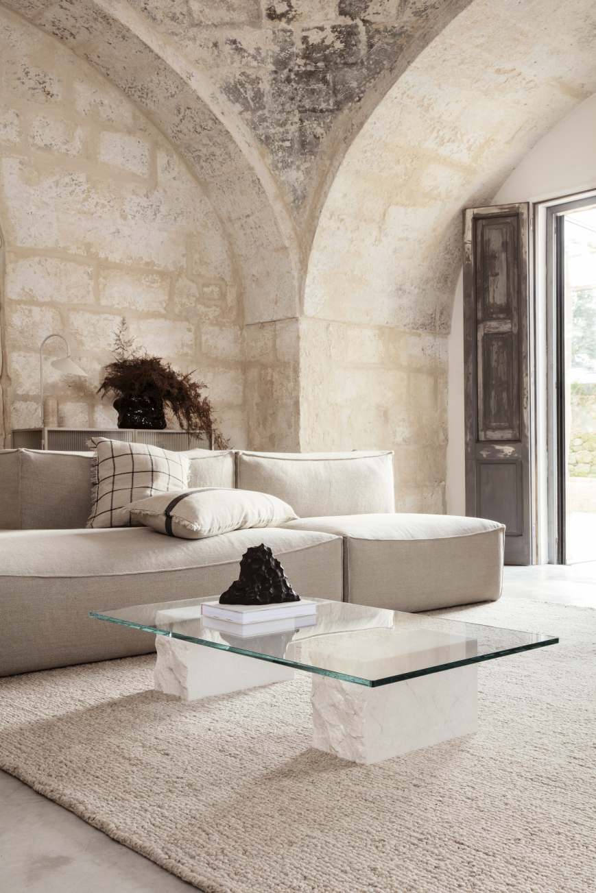 Mineral Coffee Table - Bianco Curia Table basse Ferm Living