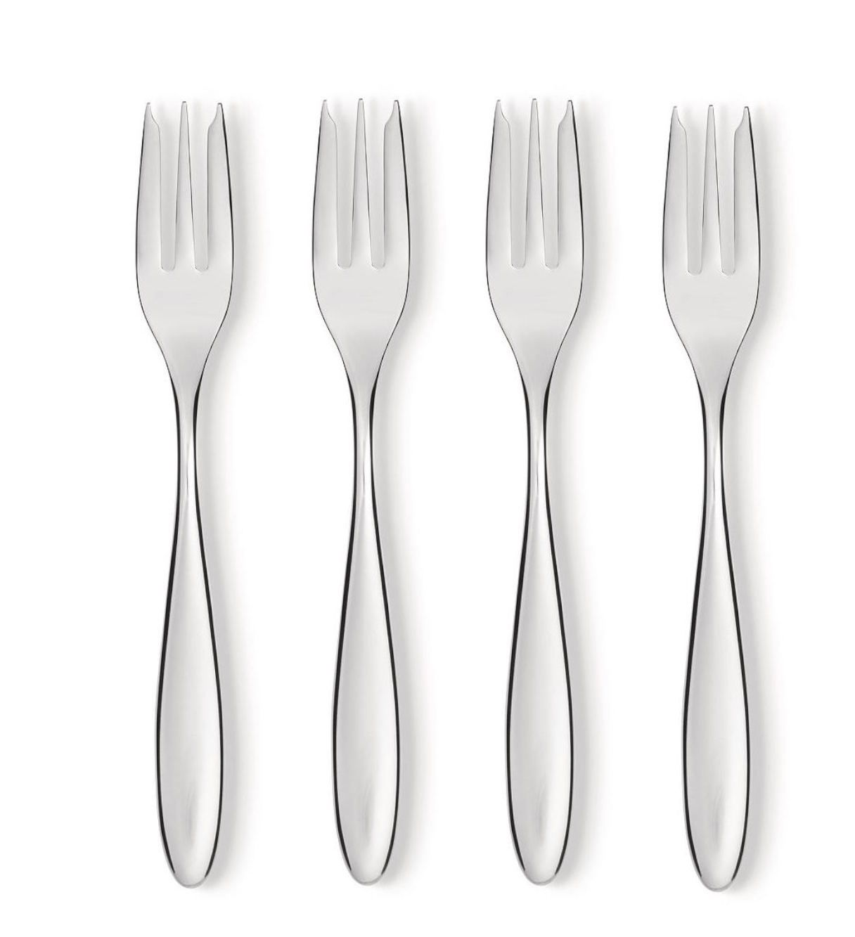 Fourchette à gâteau Mami, ensemble de 6 pièces SG38/16 Alessi