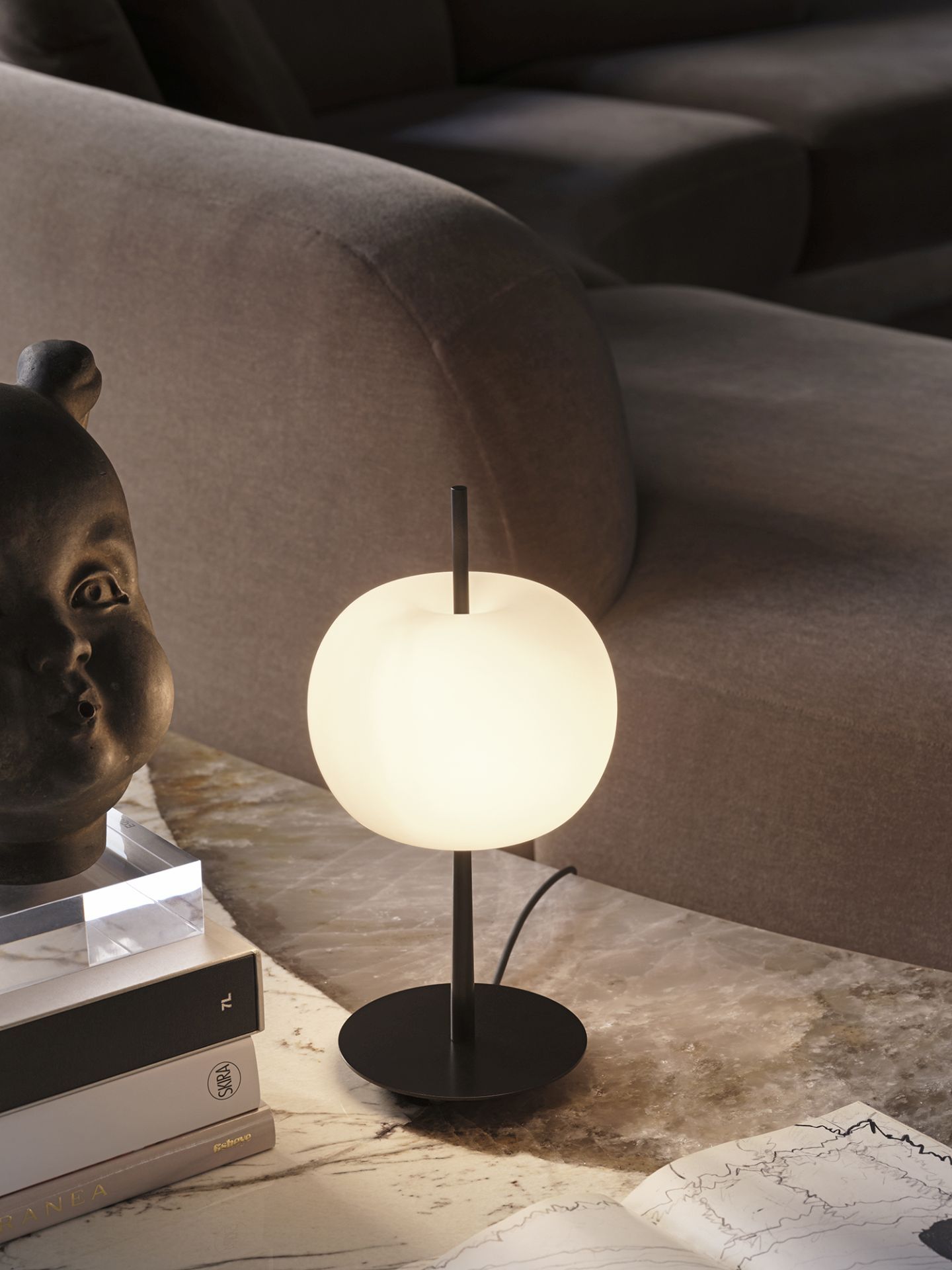 Kushi 10th Lampe de table noir Kdln