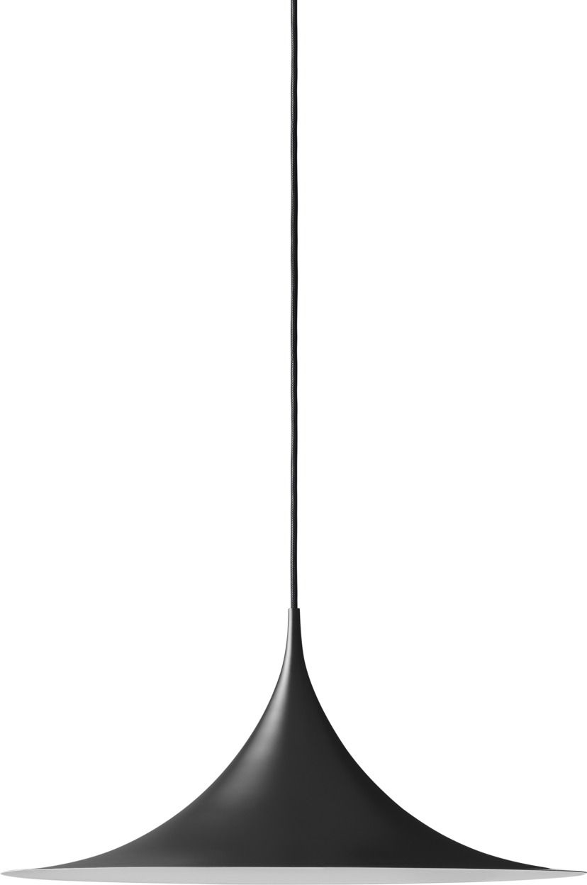 Semi lumiére suspendu Ø 30 cm / noir Gubi