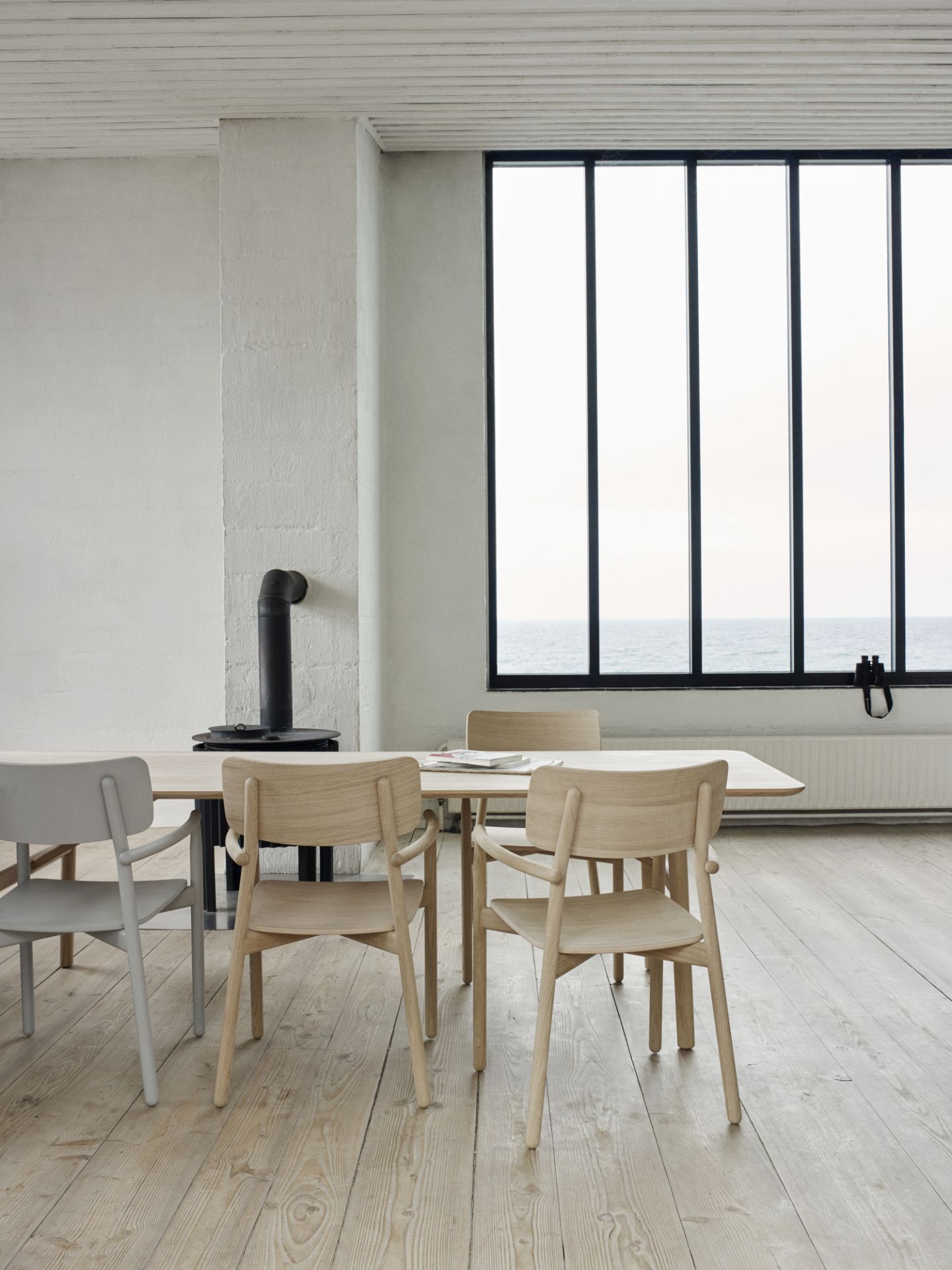Hven Armchair chaise en chêne Skagerak by Fritz Hansen