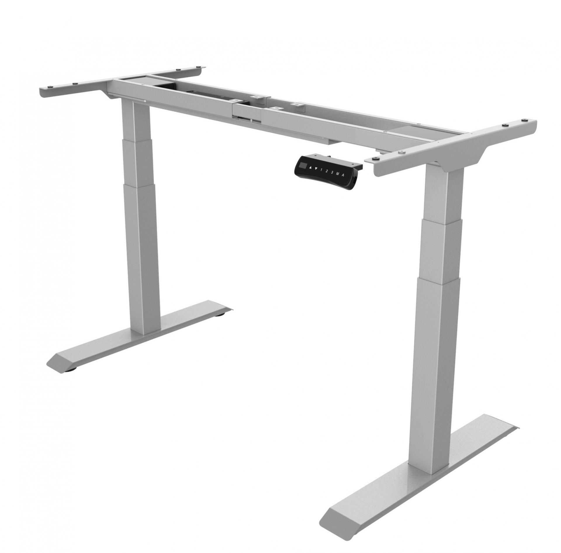 Hiplift piètement réglable en hauteur électrique büroforum Argent