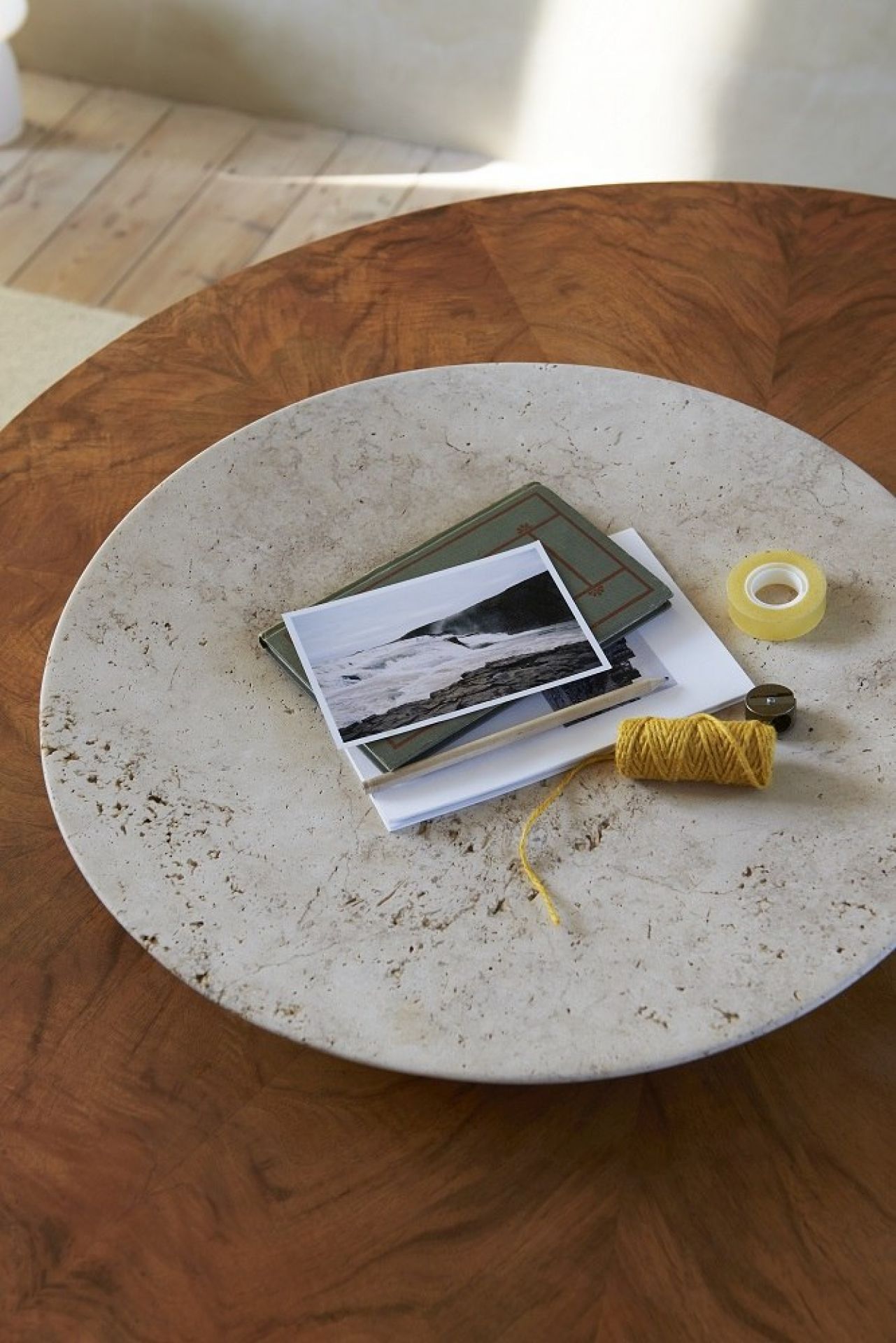 Collect Plate SC55 Bol Travertine AndTradition
