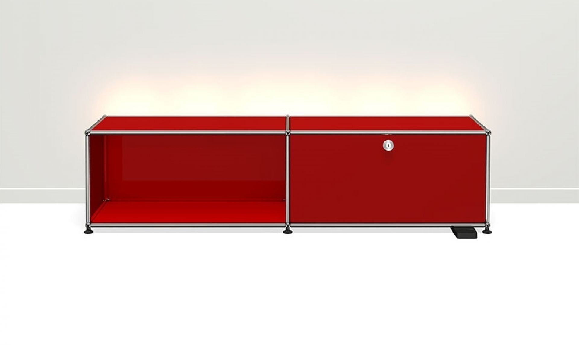 E Sideboard TV/Hi-Fi-meubles avec lumière dimmable USM Haller 