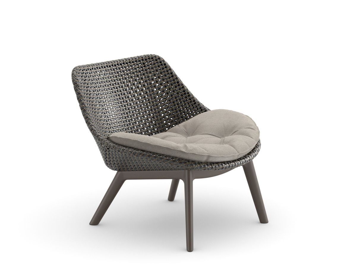 Mbrace Alu Club Chair coussin d'assise inclus Dedon