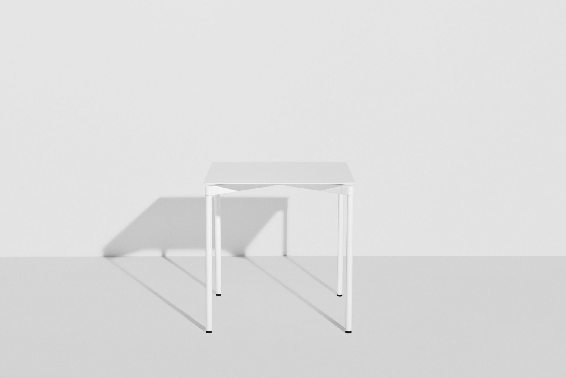 Fromme Dining Table Square Table de salle à manger carrée Petite Friture Blanc