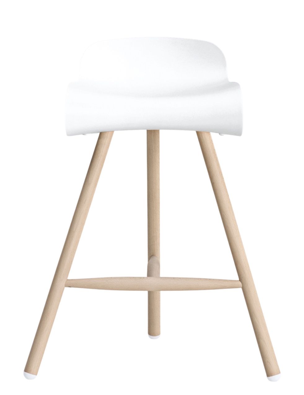 BCN Tabouret de bar avec structure en bois Kristalia
