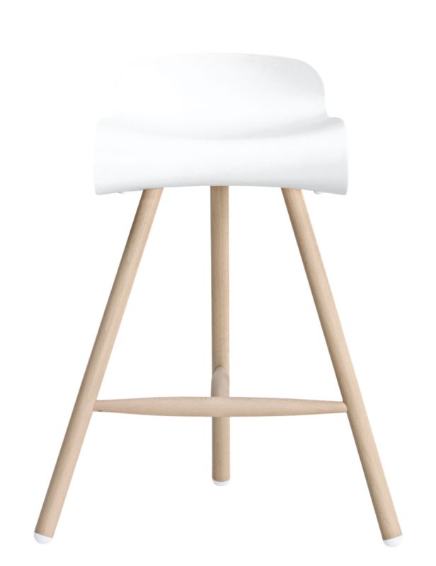 BCN Tabouret de bar avec structure en bois Kristalia