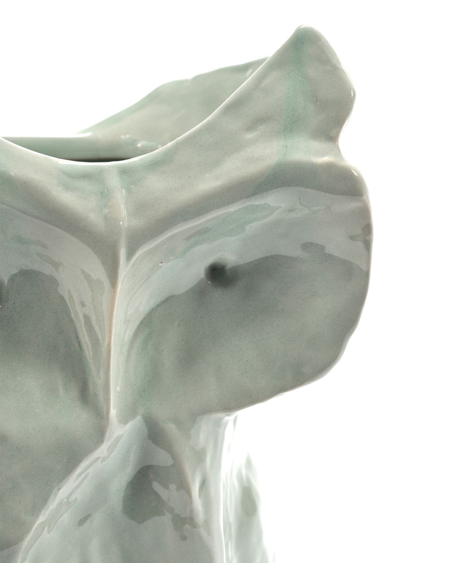 Vase hibou S Serax Bleu clair