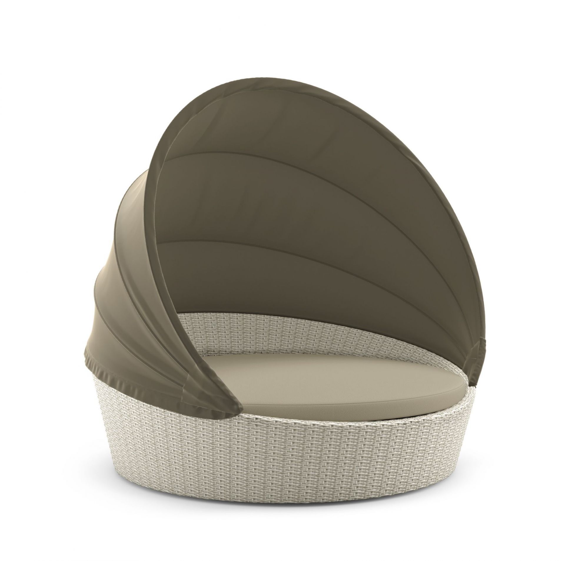 Orbit Ilot de canapés Accona capote Taupe incluse Dedon