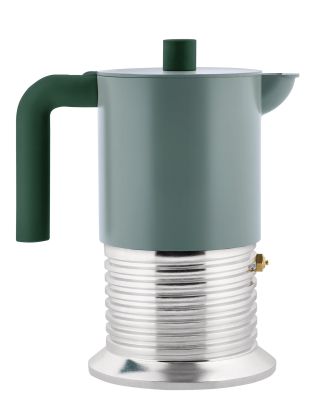 PM01/3 Machine à expresso Vite pour 3 tasses, Alessi Vert Sauge