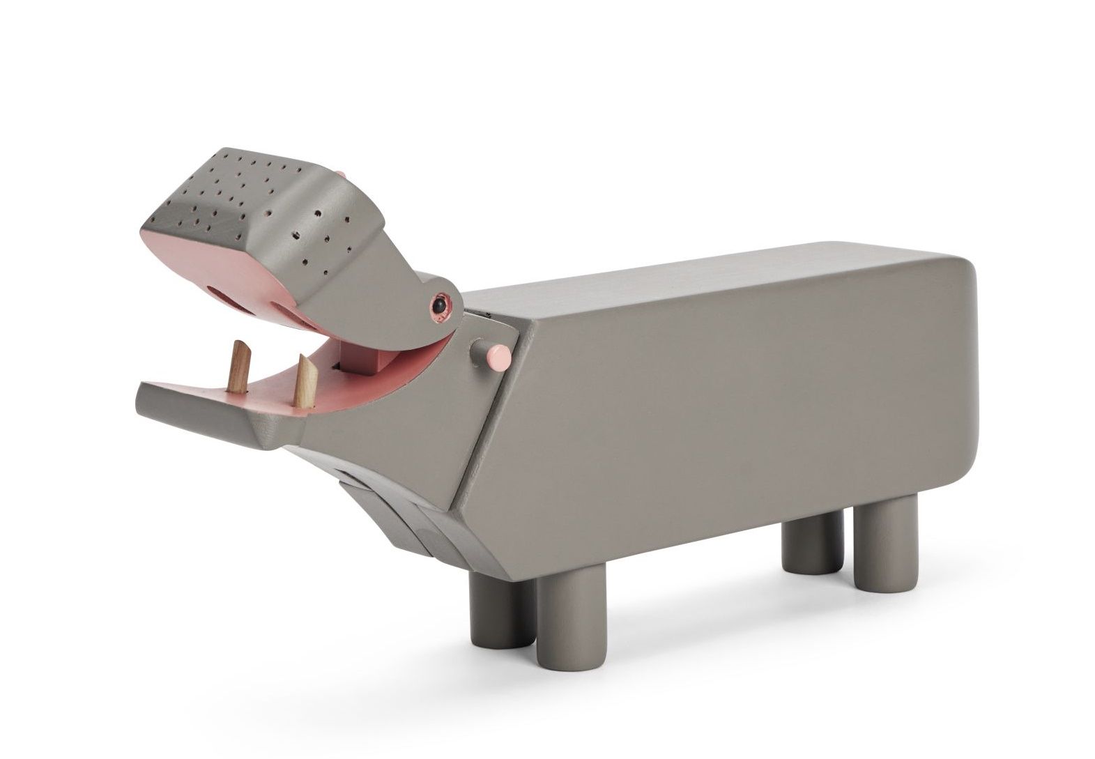 Hippopotame H9 cm gris Kay Bojesen