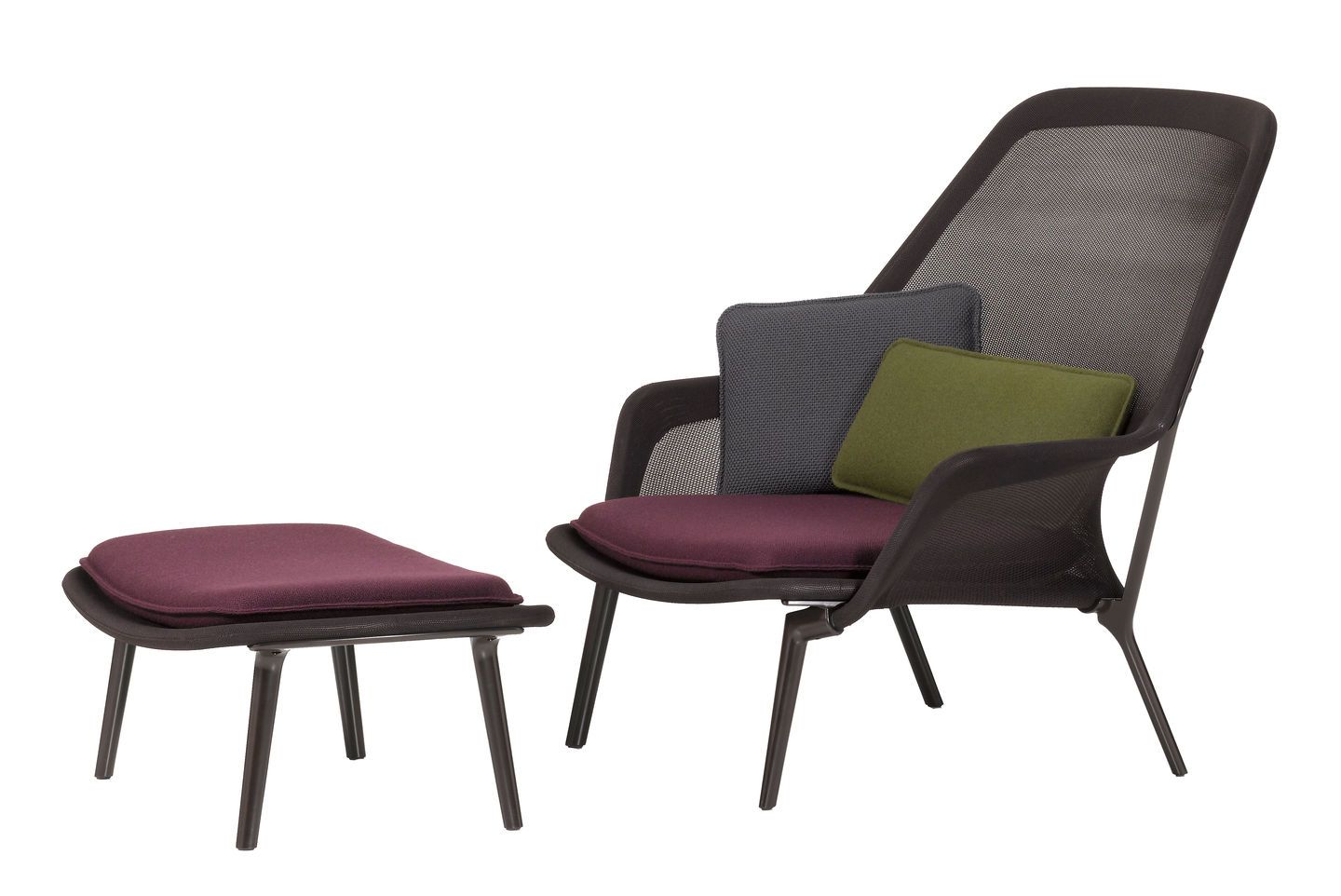Slow Chair &amp; Ottoman Fauteuil Vitra